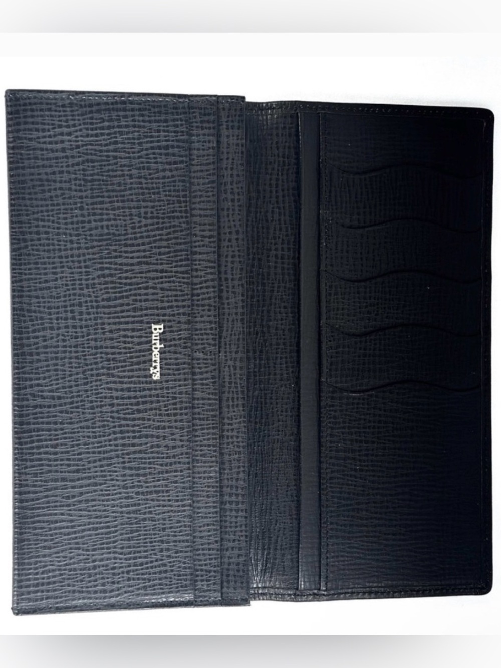 💎 BURBERRYS Horse Logo Leather Long Bifold Wallet - Picture 6 of 16
